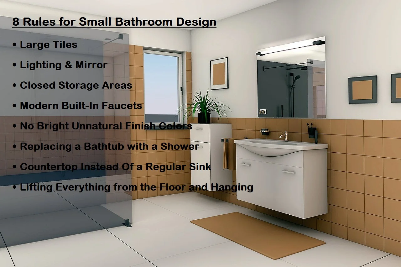Rules for Small Bathroom Design