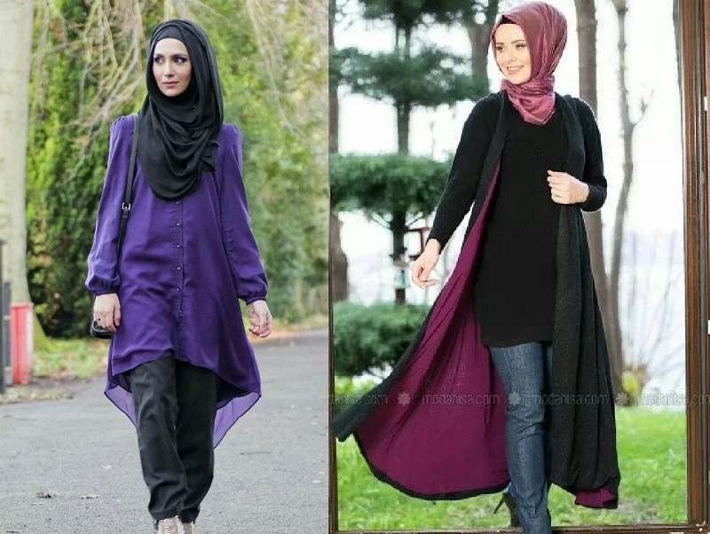 Long Skirt Outfit with Hijab