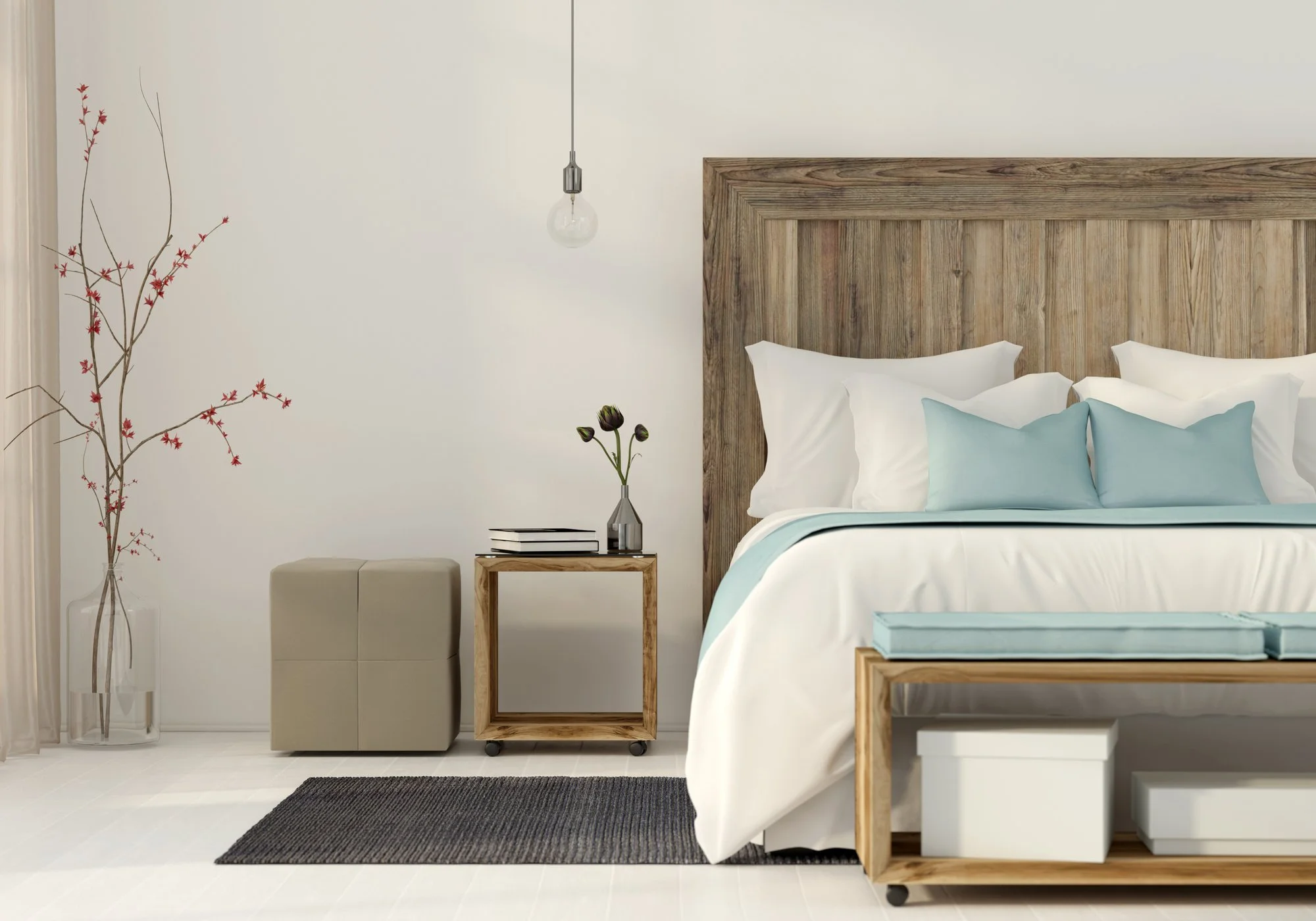 Mix match wood bedroom furniture