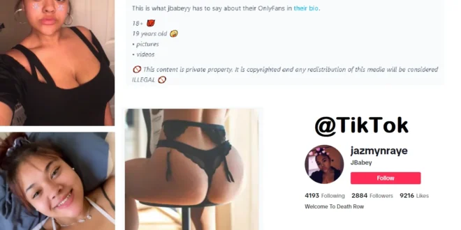JBabeyy TikToker Who Popularized by OnlyFans Profile Leaked Videos