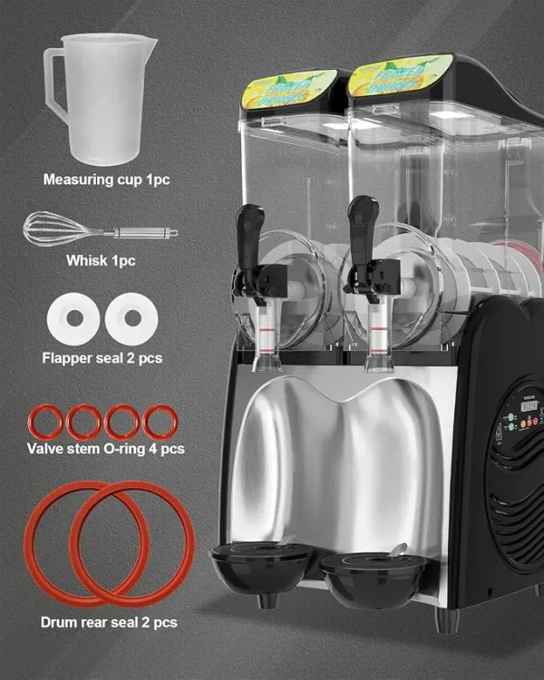 2 Tanks Commercial Slushy Machine 2
