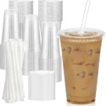 Clear Plastic Cups with Lids