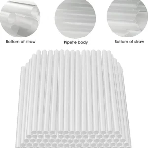 Disposable Plastic Jumbo Clear Straws