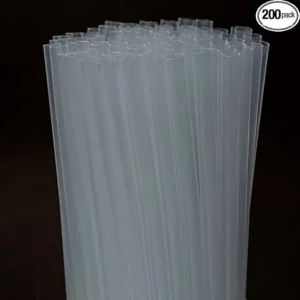 Long Disposable Plastic Drinking Straws