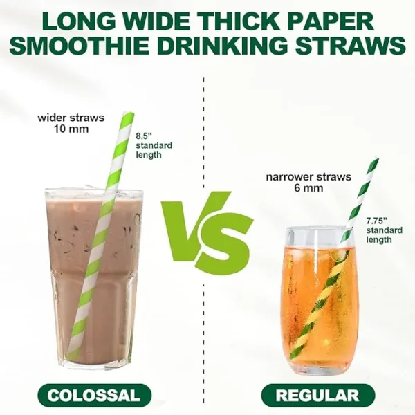 Paper Straws for Slush & Smoothie 2
