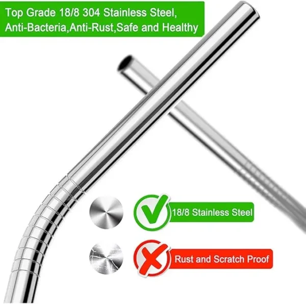Reusable Stainless Steel Straws 1