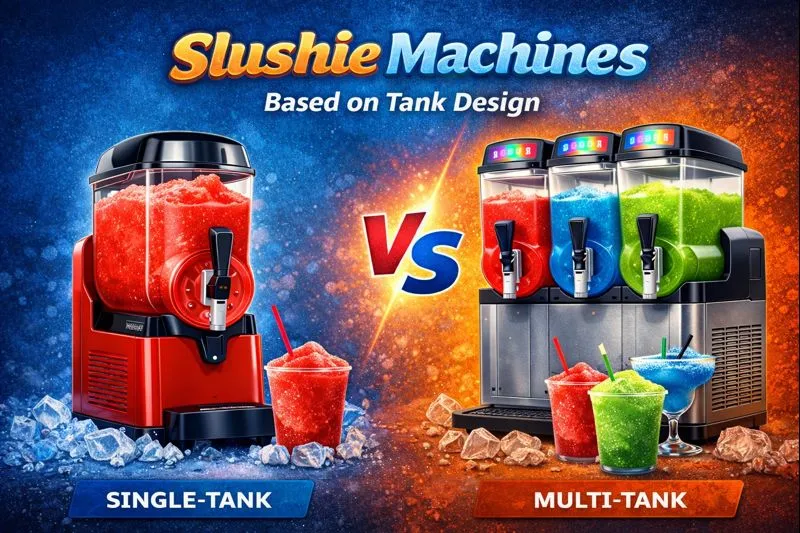 Types of Slushie Machines Based on Tank Design