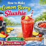 How to Make Lemon Berry Slushie