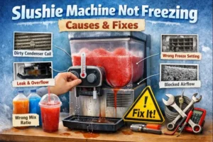 Slushie Machine Not Freezing – Causes & Fixes