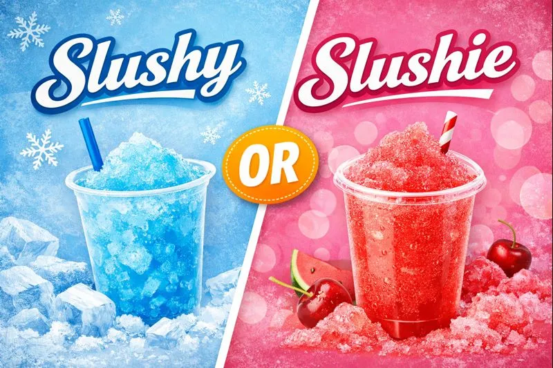 Slushy or Slushie? Meaning, Spelling Differences