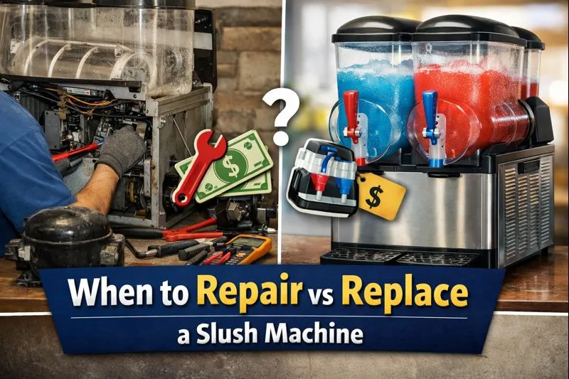 When to Repair vs Replace a Slush Machine