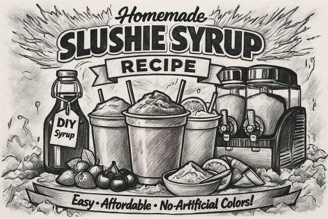 Homemade Slush Syrup Recipe (Easy, Affordable & Machine-Friendly)