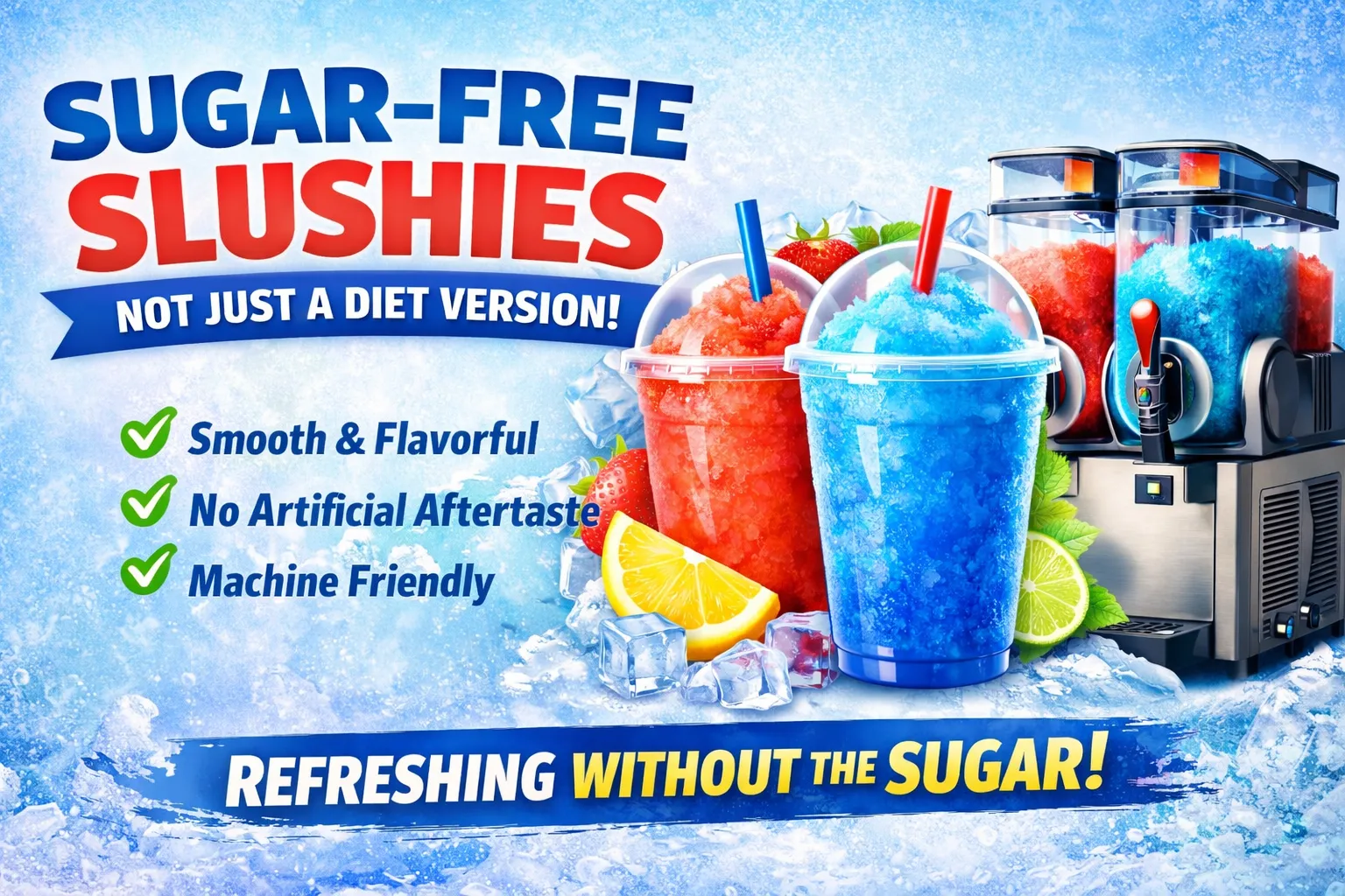 Homemade Sugar-Free Slushies