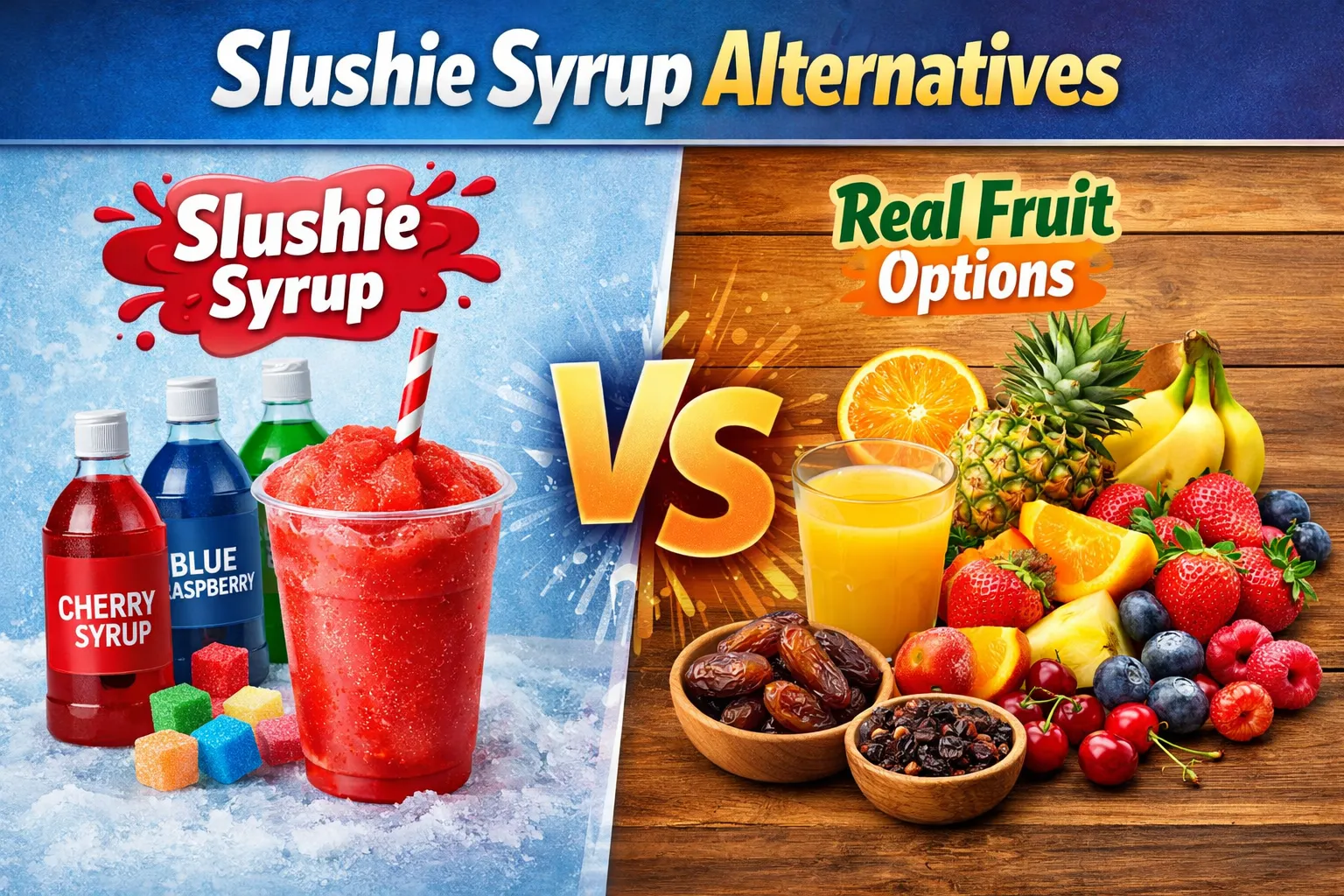 Slushie Syrup Alternatives