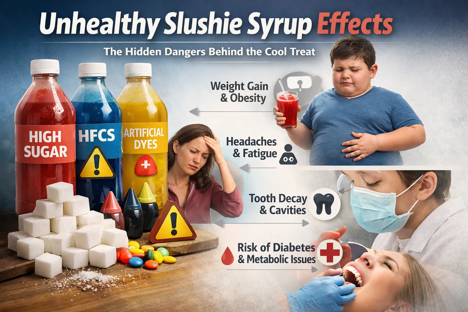 What Makes a Slushie Syrup Unhealthy?